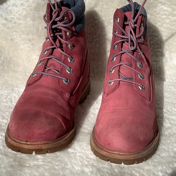 Timberland Boots Burgundy and Blue color - Picture 13 of 16